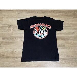 Animaniacs Shirt Mens Sz M Yakko Wakko Dot Graphic Tee 90s Slim